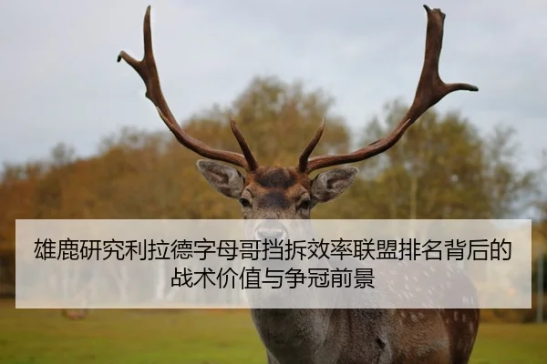 雄鹿研究利拉德字母哥挡拆效率联盟排名背后的战术价值与争冠前景 | kaiyun
