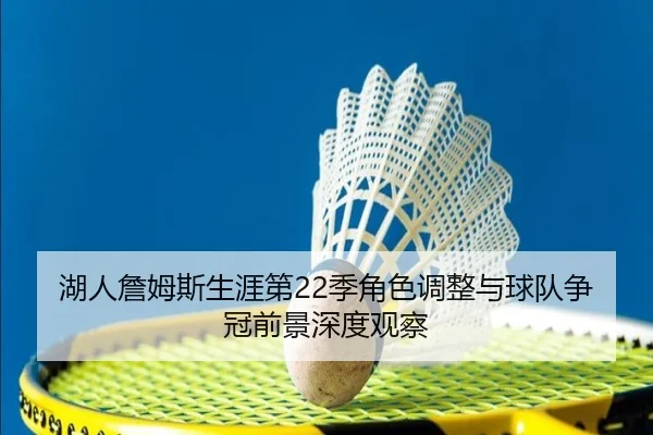 湖人詹姆斯生涯第22季角色调整与球队争冠前景深度观察